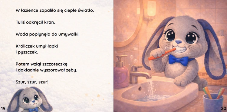 Tuliś i spokojny wieczór Książeczka do usypiania dziecka